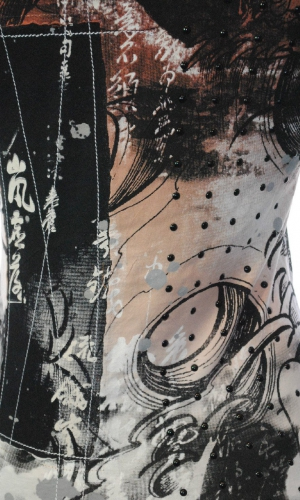 Womens Affliction Geisha T-shirt original